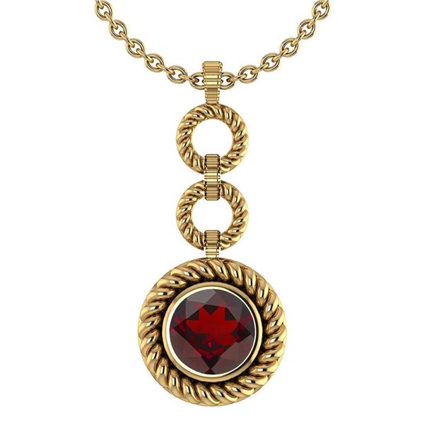 Certified 6.84 Ctw Garnet Necklace For womens New Expre