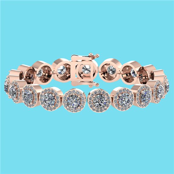 Certified 6.17 Ctw SI1/I2 Diamond Ladies Fashion 18K Ro