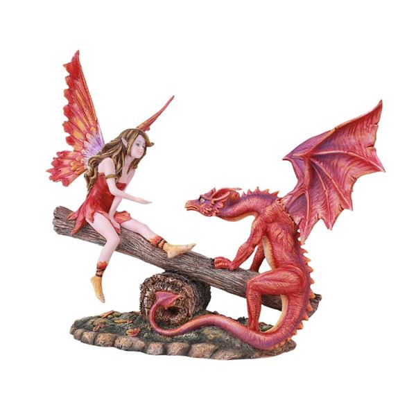 FAIRY W/ RED DRAGON SEESAW