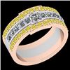 Image 1 : Certified 1.41 Ctw I2/I3 Treated Fancy Yellow And White