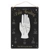 Image 1 : PALM READING METAL SIGN
