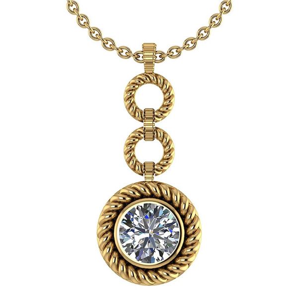 Certified 1.50 Ctw Diamond Necklace For womens New Expr