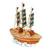 Image 1 : 3 MAST DARK SAILS JEWELED BOX