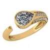 Certified 1.51 Ctw Diamond Wedding/Engagement Style 14K