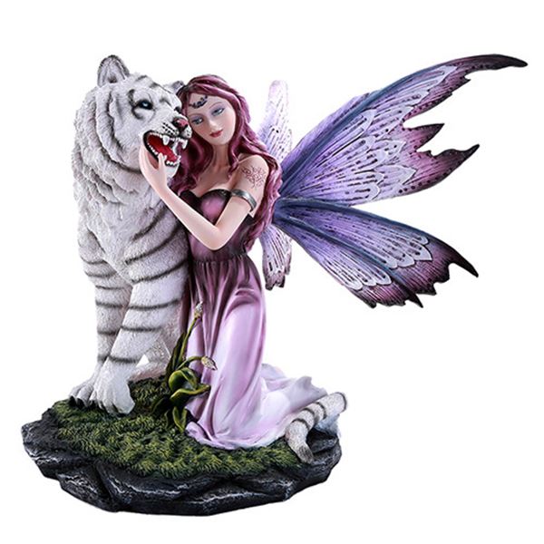 FAIRY WITH WHITE TIGER