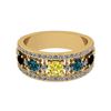 Image 2 : Certified 1.67 Ctw I2/I3 Multi Treated Fancy Blue,Black