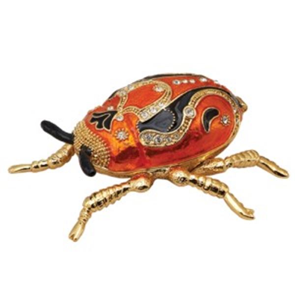 ORANGE BUG JEWELRY BOX