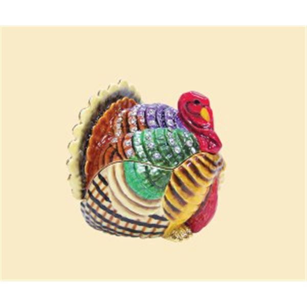 TURKEY JEWELED BOX