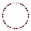 Image 1 : Certified 2.32 Ctw I2/I3 Ruby And Diamond 14K Rose Gold