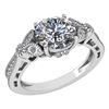 Certified 2.03 Ctw Diamond Engagement /Wedding 14K Whit