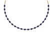 Image 1 : Certified 17.33 Ctw Blue Sapphire And Diamond VS/SI1 Be