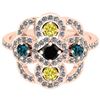 Image 2 : Certified 1.73 Ctw I2/I3 Multi Treated Fancy Blue,Black