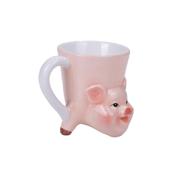 PIG BOTTOMS UP MUG