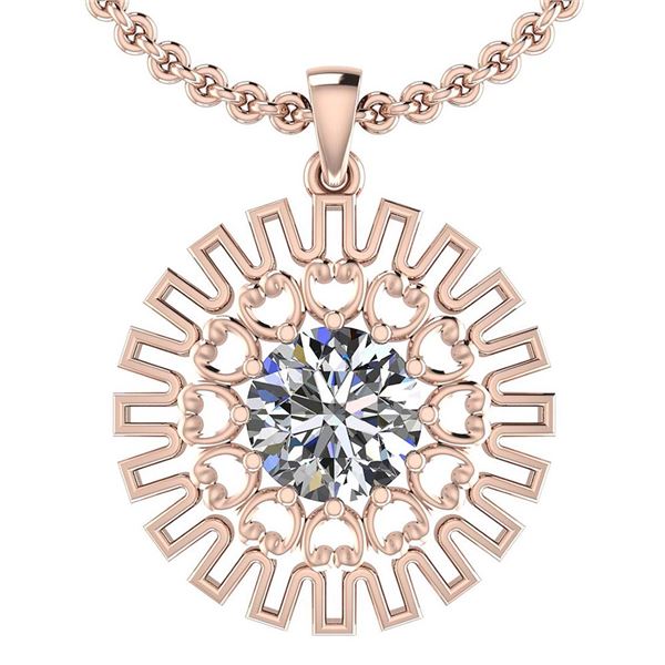 Certified 0.50 Ctw Diamond I1/I2 Filigree Style Solitai