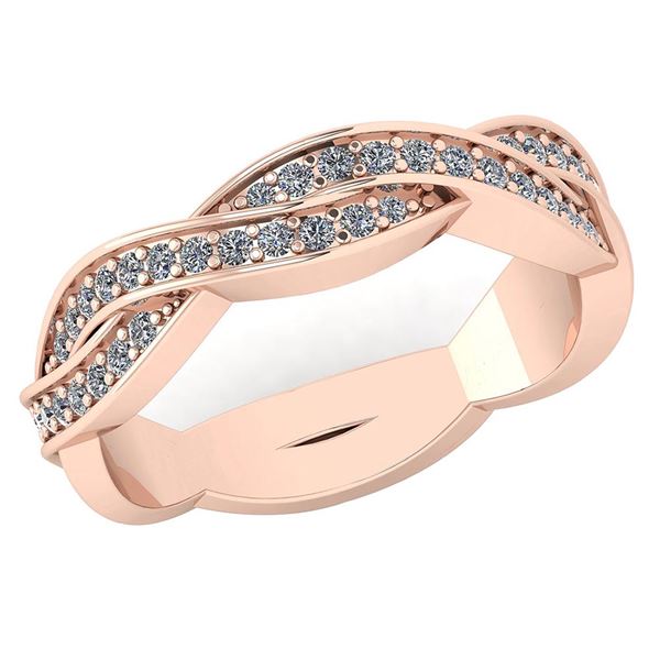 Certified 0.43 Ctw Diamond Bands VS/SI1 For womens New