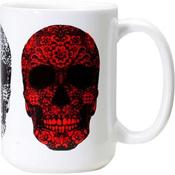 DOD FLORAL SKULLS MUG