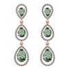 Certified 7.31 Ctw Green Amethyst And Diamond VS/SI1 Da