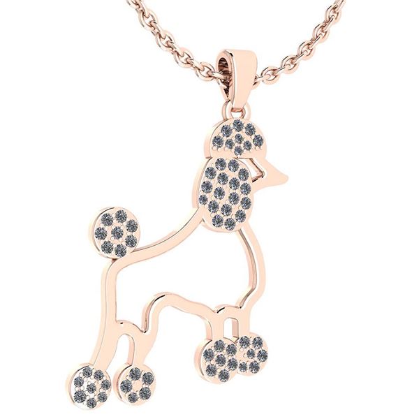 Certified 0.26 Ctw Diamond Chinese Century Year Of Dog