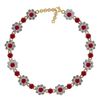 Image 1 : Certified 7.69 Ctw I2/I3 Ruby And Diamond 14K Yellow Go