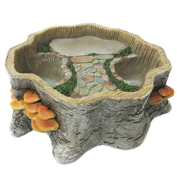 TREE STUMP PLANTER DISPLAY