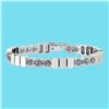 Certified 8.50 Ctw Diamond SI2/I1 14K White Gold Bracel