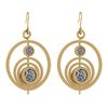 Image 1 : Certified 1.10 Ctw Diamond I1/I2 14K Yellow Gold Earrin