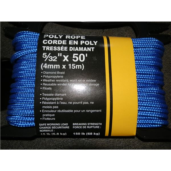 Diamond Braided Poly Rope