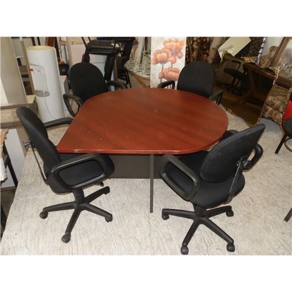 Office Table & Chairs