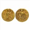 Image 1 : Gupta Dynasty, Samudragupta, Gold Dinar, “Scepter/Standard” type, 7.52g