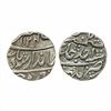 Jahandar Shah, Silver Rupee, Lakhnau Mint, 'Sahib Qiran' couplet, AH 1124/RY Ahd, (KM 364.15)