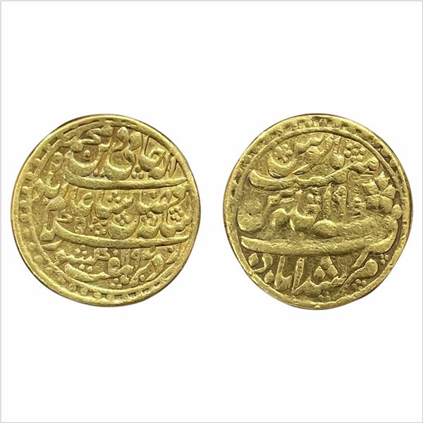 Bengal Presidency, Murshidabad Mint, Gold Mohur, 12.00g, in the name of Shah Alam II, AH 1194/RY 19,