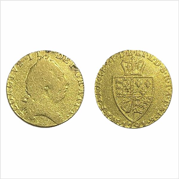 Great Britain, George III (1760-1820 AD), Gold guinea, 1791, 8.23g, KM 609.