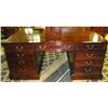 Image 1 : Oversized Antique Mahogany Executive Partner's #2015653