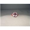 Image 1 : 14K YG Gold Amethyst Pink Sapphire Diamond Ring#2015956
