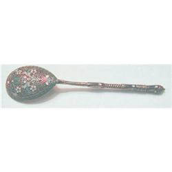 Faberge Enameled Teaspoon c.1890s #2016068