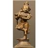 Image 1 : Indian Antique Bronze Krishna Fluting Sculpture#2016084