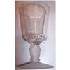 Image 1 : Frosted 3 Face Glass Water Goblet Duncan/Wright#2028956