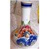 Image 1 : Vintage Polychrome Floral Bud Vase by Delft  #2028962