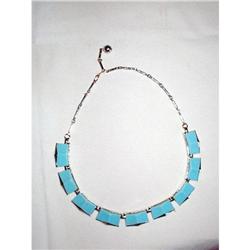 Necklace Thermoset Lucite - Baby Blue #2029173