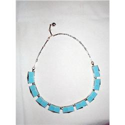 Necklace Thermoset Lucite - Baby Blue #2029173