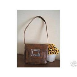 MOD Brown Patent Shoulder Bag Attached Coin #2029320