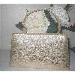 Gold  Lurex Evening Handbag by After Five #2029328