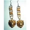 Image 1 : Victorian Gilted Dangle Chandelier Earrings #2029422
