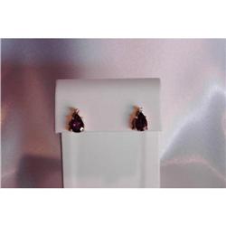 Amethyst 18KYG Earrings #2029423