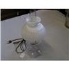 Image 1 : CONVERTED OIL LAMP WITH SHADE  #2029424