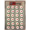 Image 1 : 24 RED AIRPLANE PICTURE BUTTONS 1930-40 CARD #2029458