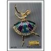 Image 1 : ENAMELED ART DECO STYLE BALLERINA BROOCH #2029499