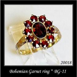 VINTAGE BOHEMIAN GARNET RING BG-011 #2029537