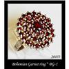 Image 1 : VINTAGE BOHEMIAN GARNET RING BG-001  #2029538
