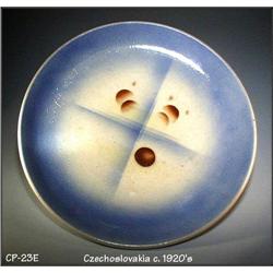 CZECH ART DECO AIRBRUSH POTTERY PLATE/ CP023E #2029547